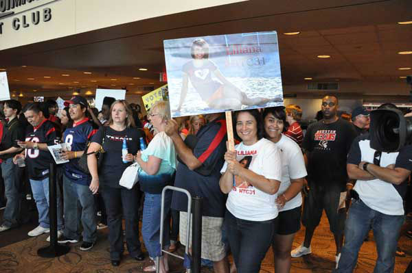 Images from the 2012 Houston Texans Draft Party...